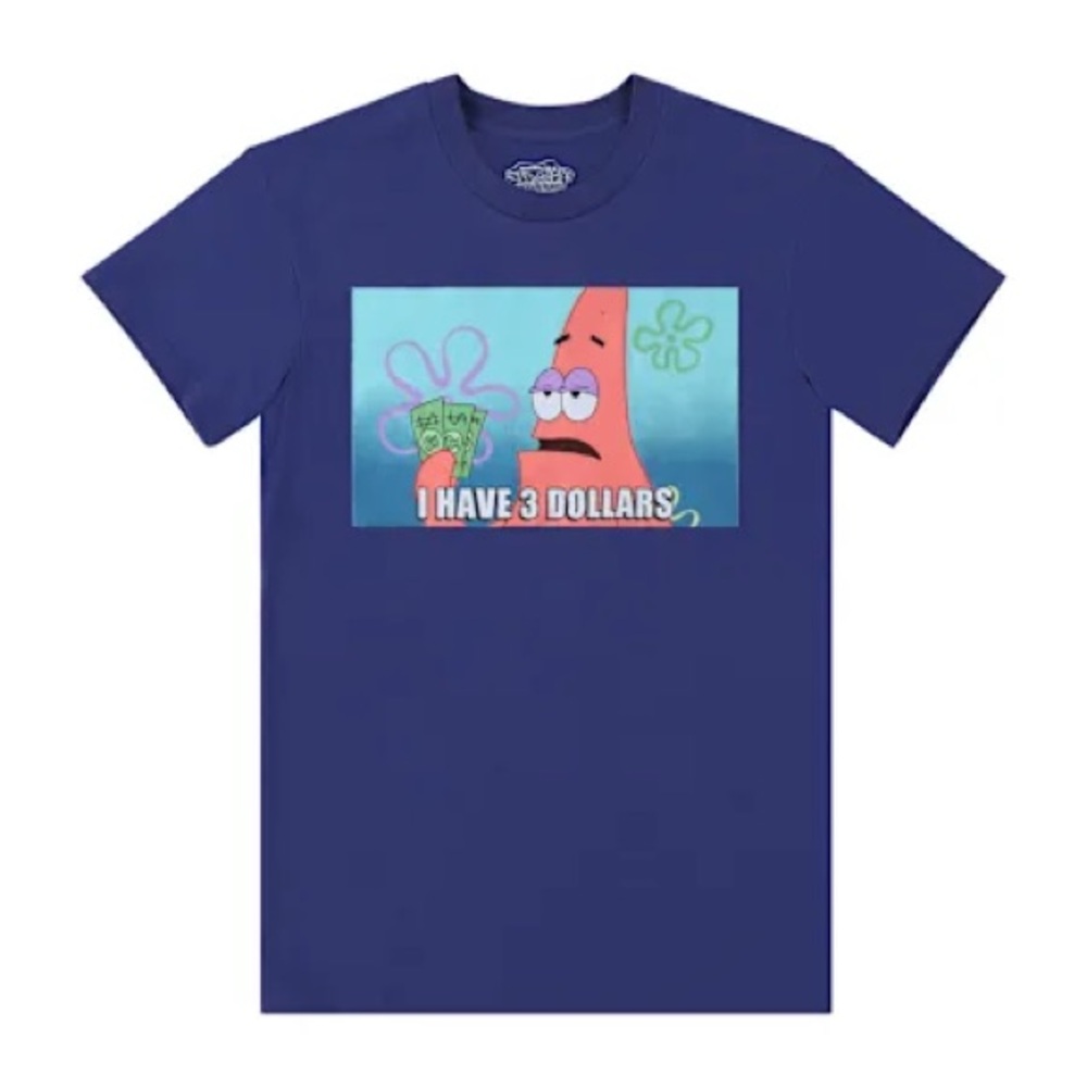 Graphic Tee - 'I Have 3 Dollars' Patrick Shirt
